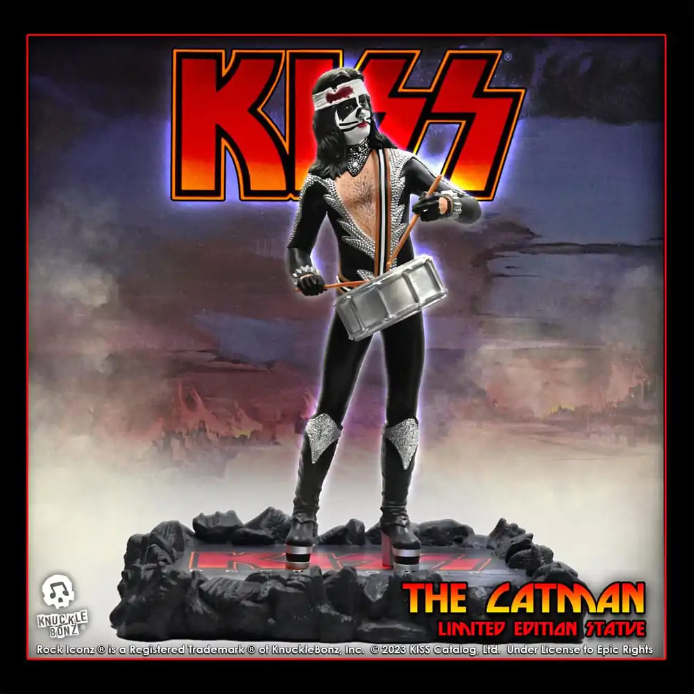 Statuie Kiss Rock Iconz The Catman (Destroyer) 22 cm poza produsului