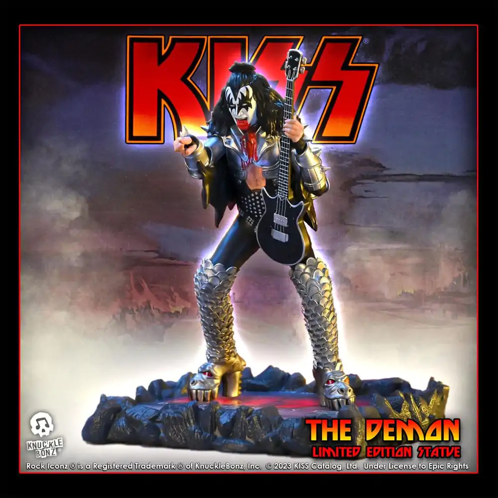 Statuie Kiss Rock Iconz The Demon (Destroyer) 22 cm poza produsului