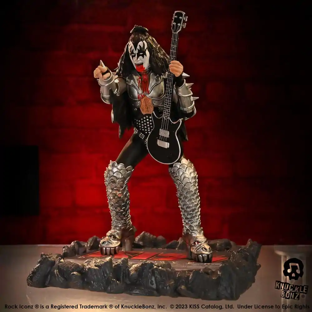 Statuie Kiss Rock Iconz The Demon (Destroyer) 22 cm poza produsului