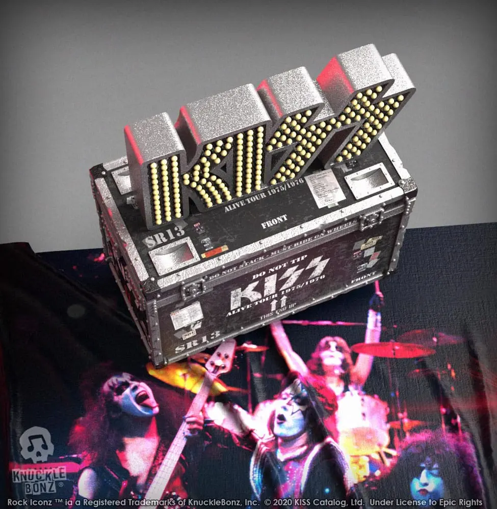 Statuie Kiss Rock Ikonz în Road Case + Decor Scenă Set Turneul Alive! poza produsului