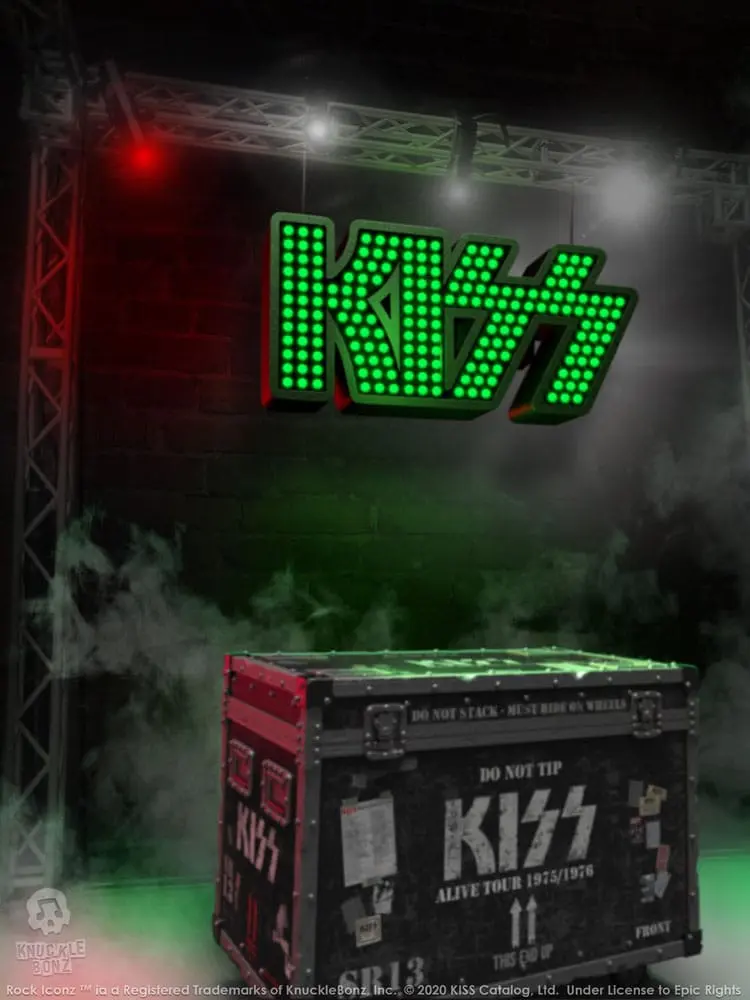 Statuie Kiss Rock Ikonz în Road Case + Decor Scenă Set Turneul Alive! poza produsului