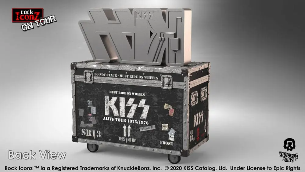 Statuie Kiss Rock Ikonz în Road Case + Decor Scenă Set Turneul Alive! poza produsului