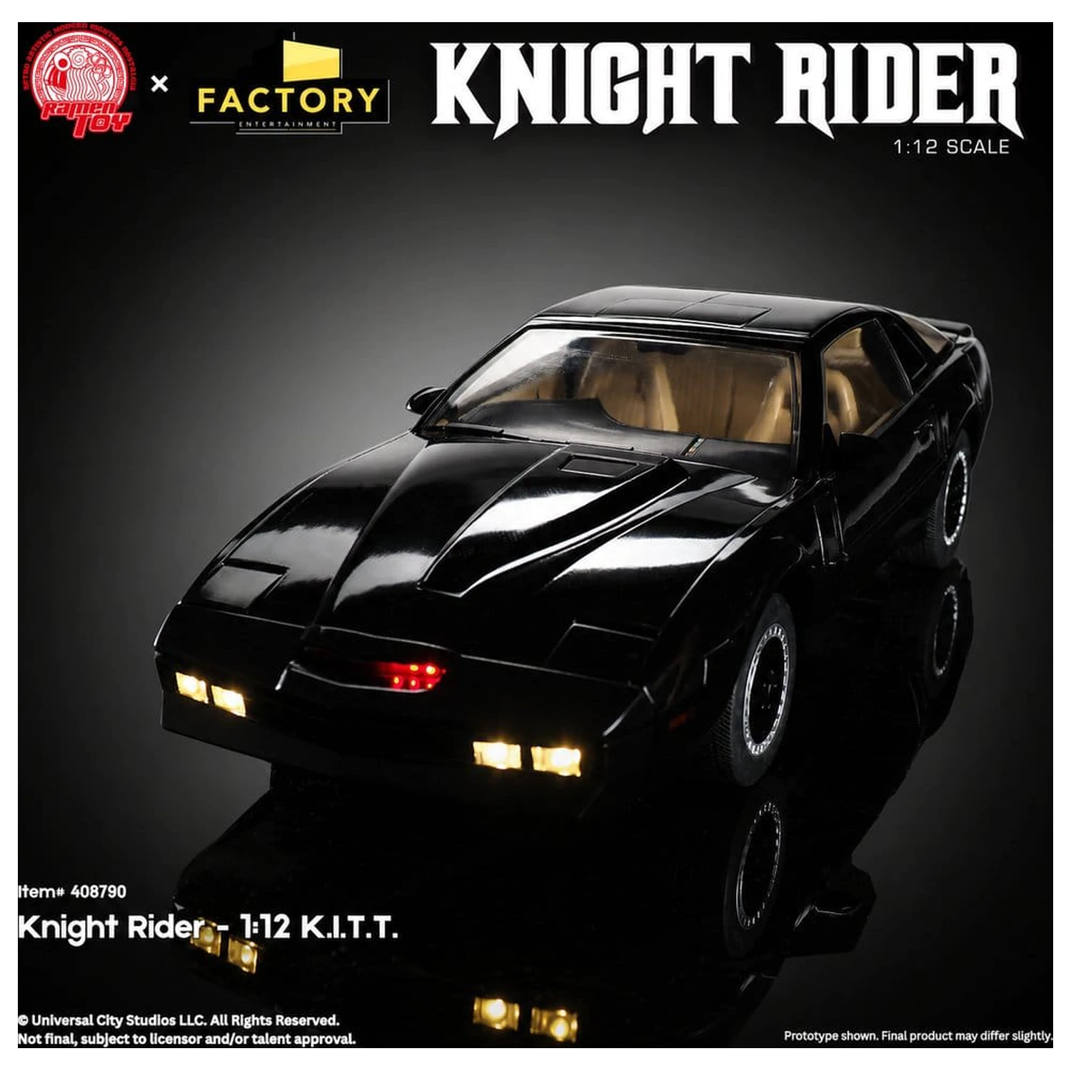 Knight Rider Figurina de actiune 1/12 K.I.T.T. cu Michael Knight poza produsului