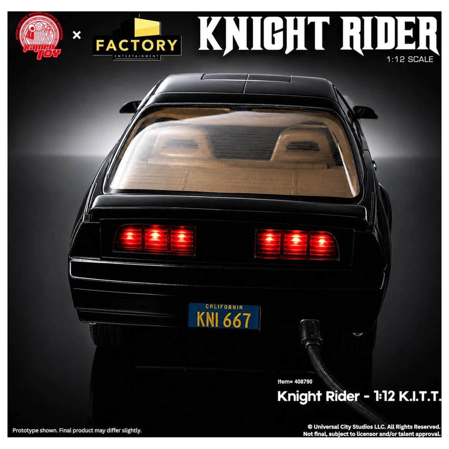 Knight Rider Figurina de actiune 1/12 K.I.T.T. cu Michael Knight poza produsului