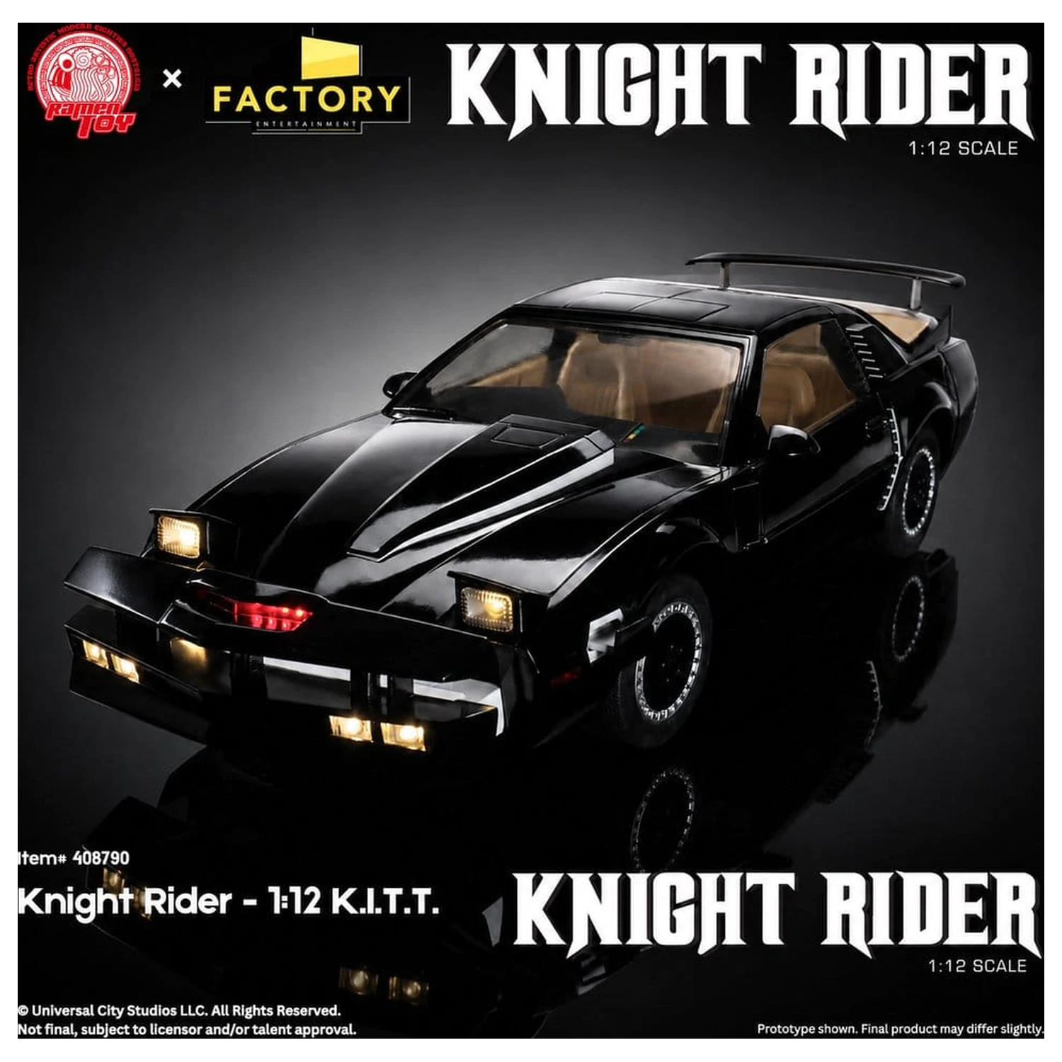 Knight Rider Figurina de actiune 1/12 K.I.T.T. cu Michael Knight poza produsului