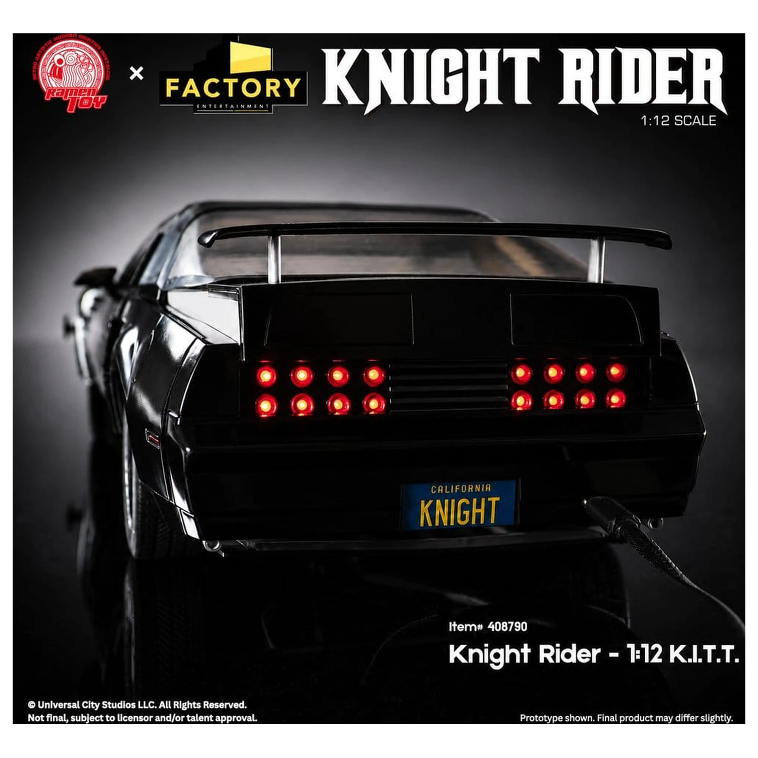 Knight Rider Figurina de actiune 1/12 K.I.T.T. cu Michael Knight poza produsului