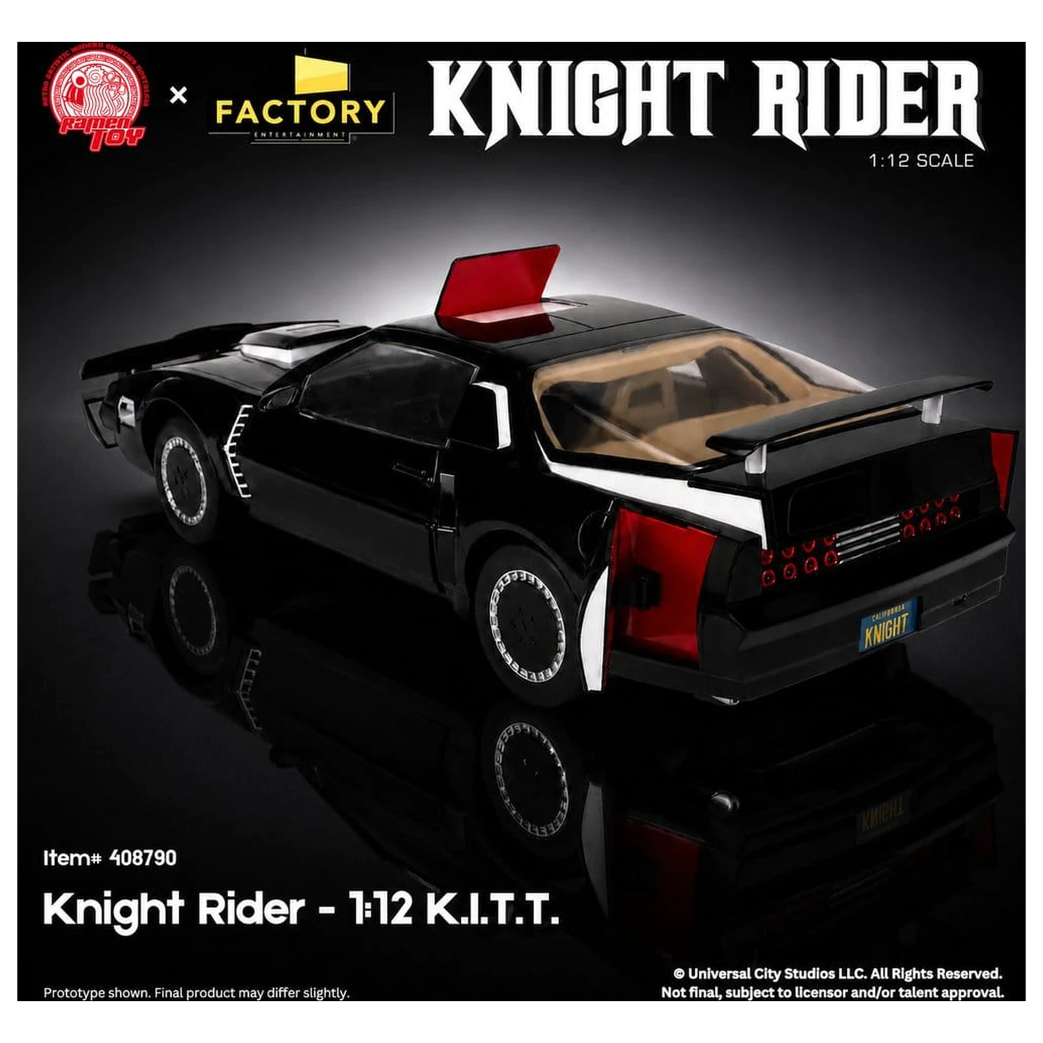 Knight Rider Figurina de actiune 1/12 K.I.T.T. cu Michael Knight poza produsului