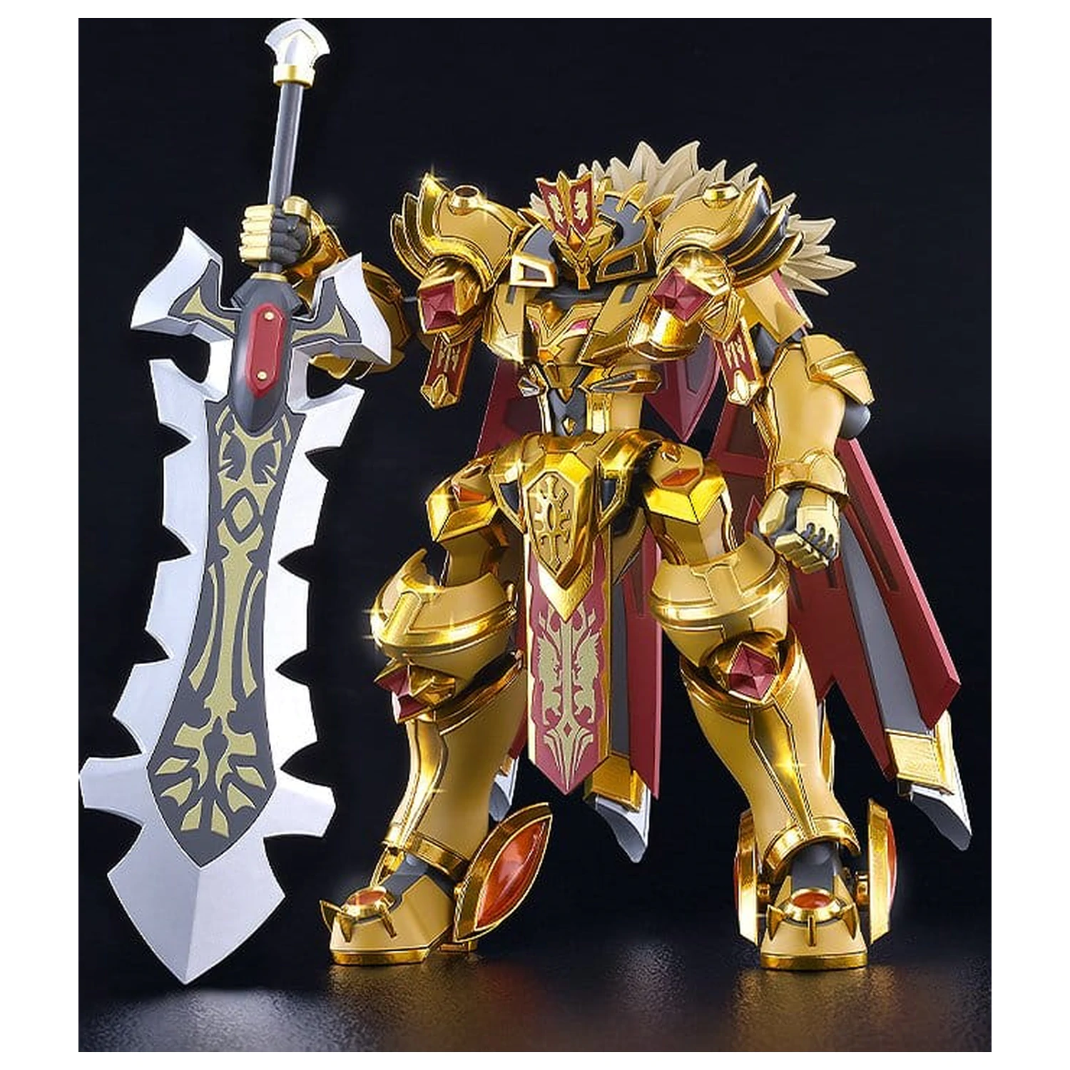 Knight's & Magic Moderoid Kit Model din Plastic Goldleo: Royal Metallic Ver. 14 cm poza produsului