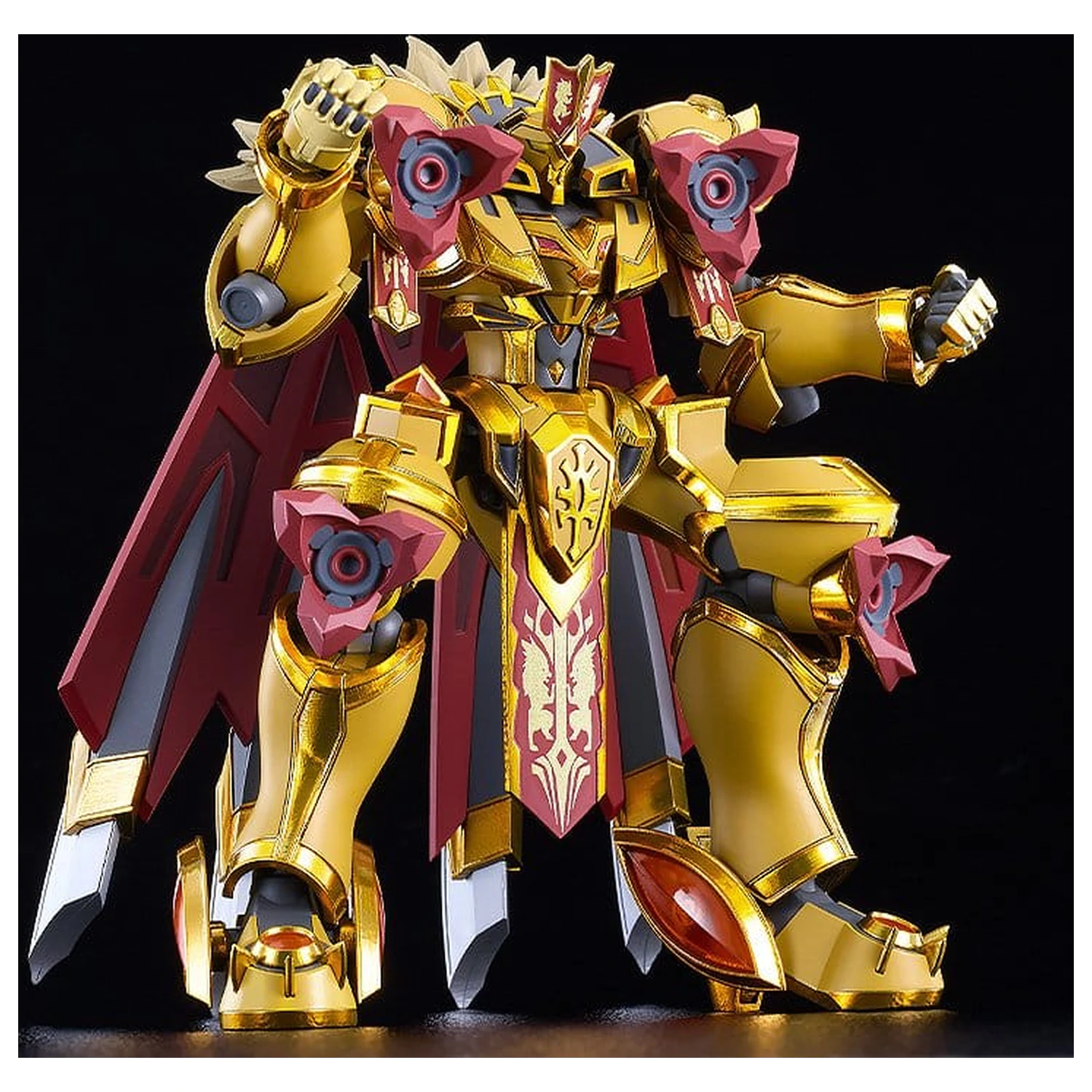 Knight's & Magic Moderoid Kit Model din Plastic Goldleo: Royal Metallic Ver. 14 cm poza produsului