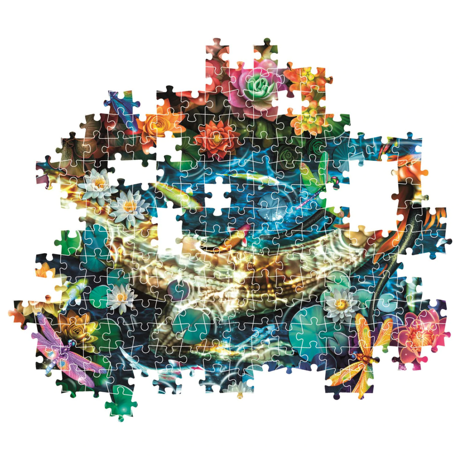 Koi River Puzzle Jigsaw 1000 piese poza produsului