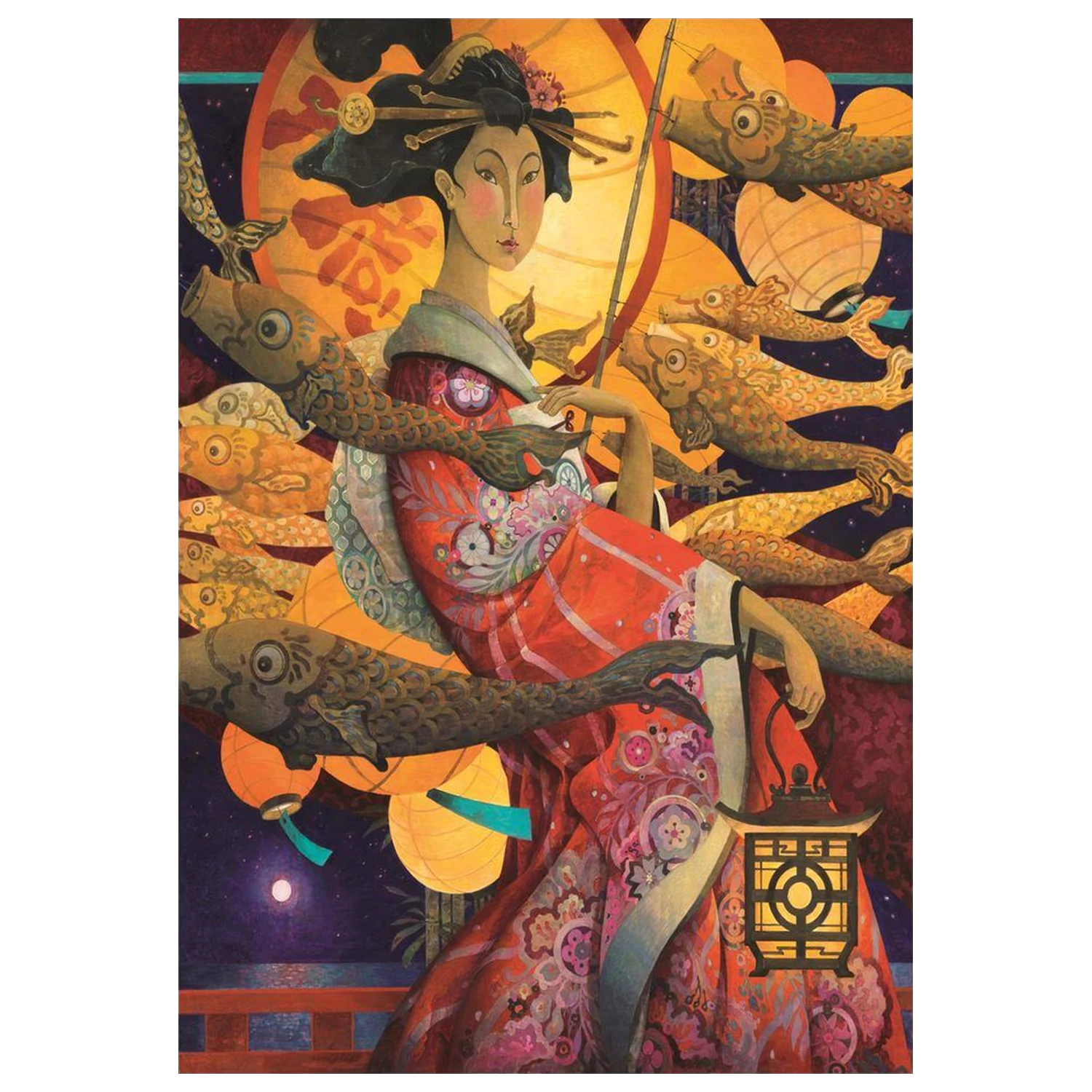 Koinobori Dance puzzle de 1500 piese poza produsului