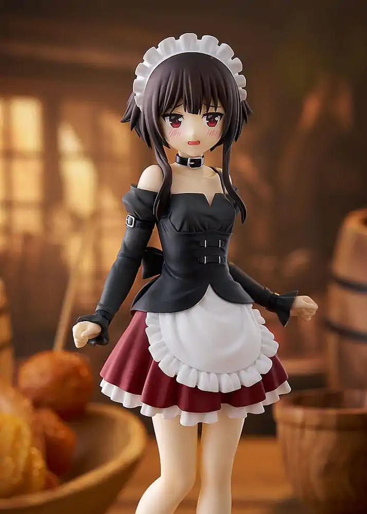 Kono Subarashii Sekai ni Bakuen wo! Statuie PVC Pop Up Parade Megumin: Uniformă de Job Part-Time Ver. Mărimea L 20 cm poza produsului