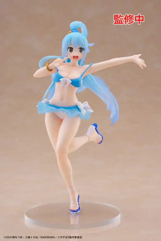 KonoSuba: God's Blessing on This Wonderful World! 3 Coreful statuie PVC Aqua Costum de Baie Ver. 18 cm poza produsului