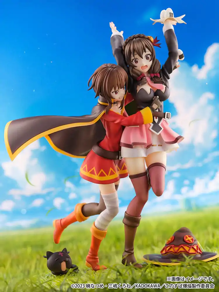 Konosuba: God's Blessing on This Wonderful World! SHIBUYA SCRAMBLE FIGURE Statuie PVC 1/6 Megumin & Yunyun Futari wa Otomodachi Ver. 26 cm poza produsului