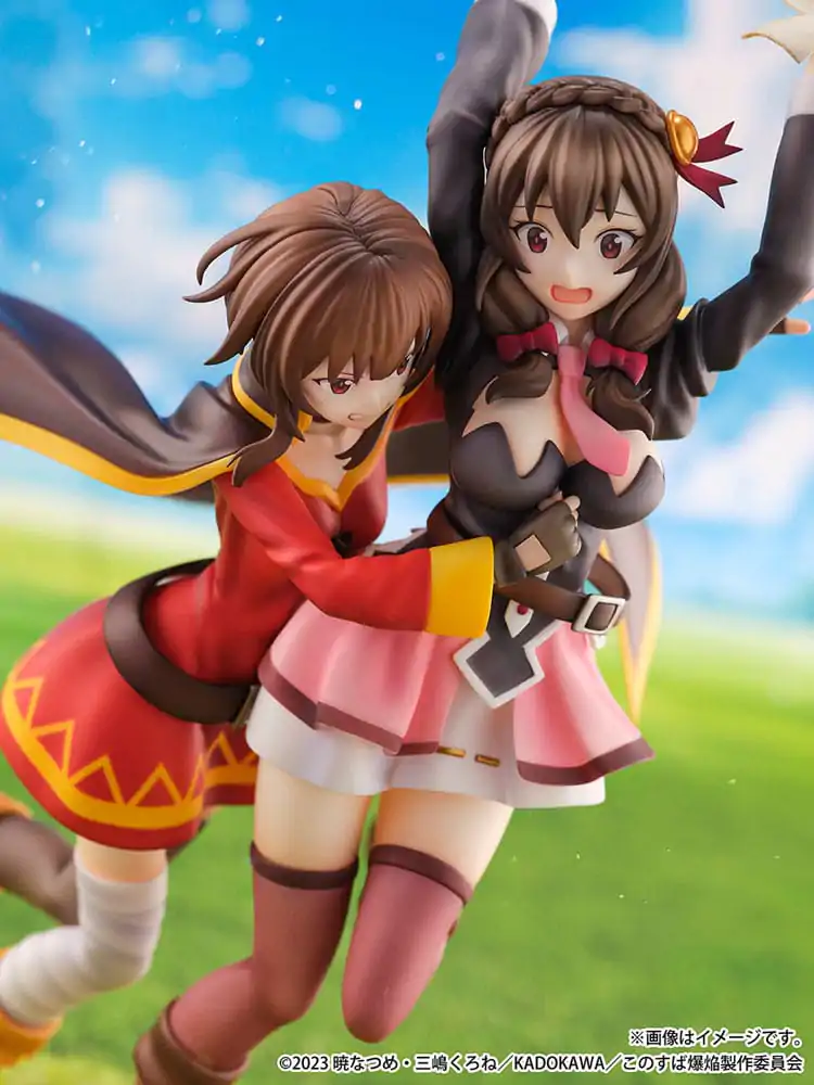 Konosuba: God's Blessing on This Wonderful World! SHIBUYA SCRAMBLE FIGURE Statuie PVC 1/6 Megumin & Yunyun Futari wa Otomodachi Ver. 26 cm poza produsului