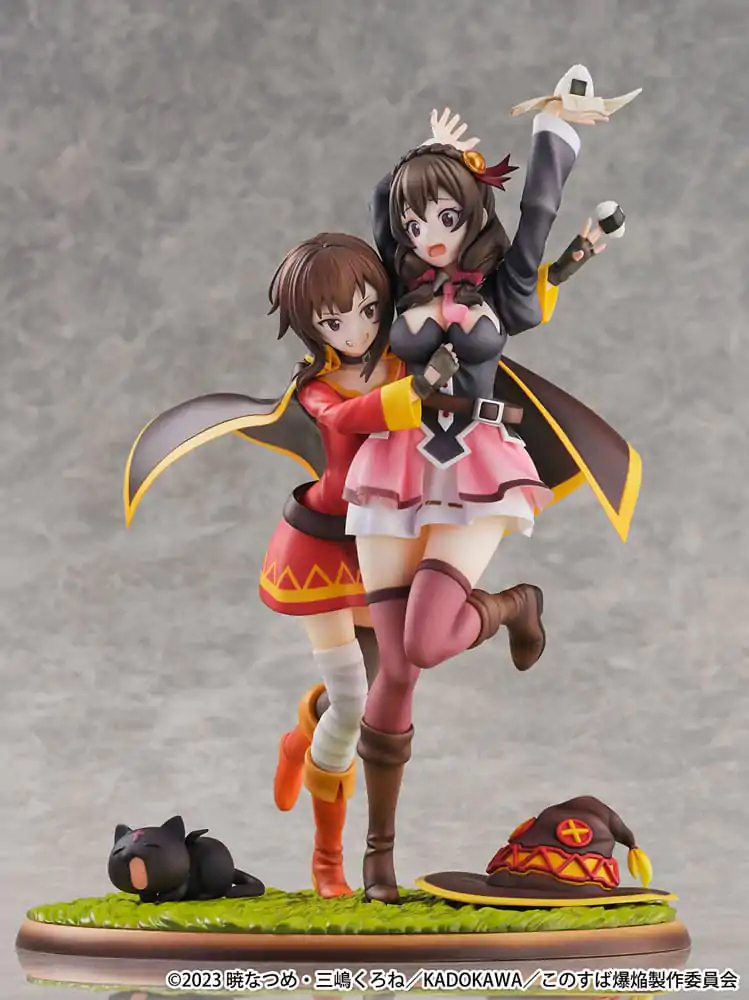 Konosuba: God's Blessing on This Wonderful World! SHIBUYA SCRAMBLE FIGURE Statuie PVC 1/6 Megumin & Yunyun Futari wa Otomodachi Ver. 26 cm poza produsului