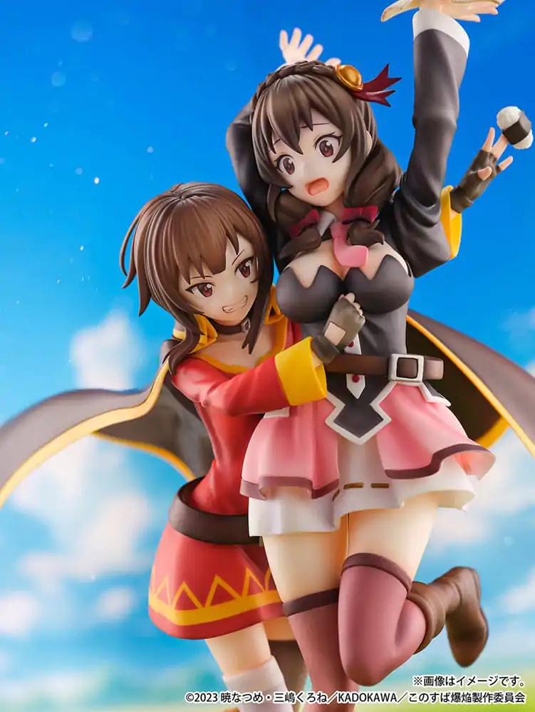 Konosuba: God's Blessing on This Wonderful World! SHIBUYA SCRAMBLE FIGURE Statuie PVC 1/6 Megumin & Yunyun Futari wa Otomodachi Ver. 26 cm poza produsului