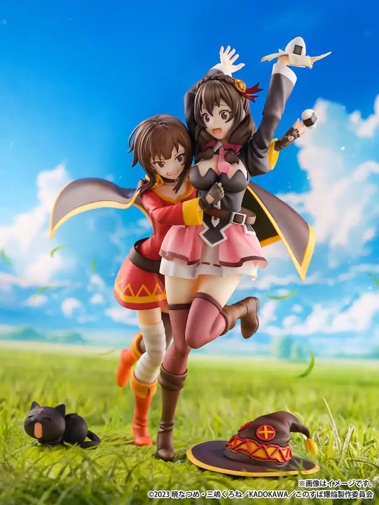 Konosuba: God's Blessing on This Wonderful World! SHIBUYA SCRAMBLE FIGURE Statuie PVC 1/6 Megumin & Yunyun Futari wa Otomodachi Ver. 26 cm poza produsului