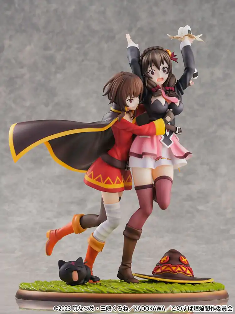 Konosuba: God's Blessing on This Wonderful World! SHIBUYA SCRAMBLE FIGURE Statuie PVC 1/6 Megumin & Yunyun Futari wa Otomodachi Ver. 26 cm poza produsului