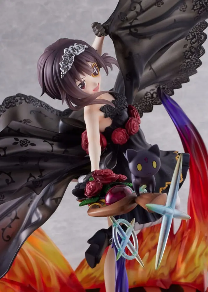 Konosuba God's blessing on this wonderful world! Statuie PVC 1/7 Megumin the Black Rose Dress Ver. 28 cm poza produsului