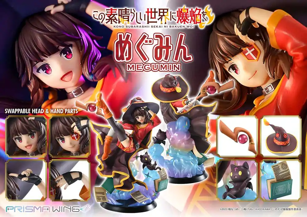 Konusuba - An Explosion on This Wonderful World! Statuie PVC Prisma Wing 1/7 Megumin 23 cm poza produsului