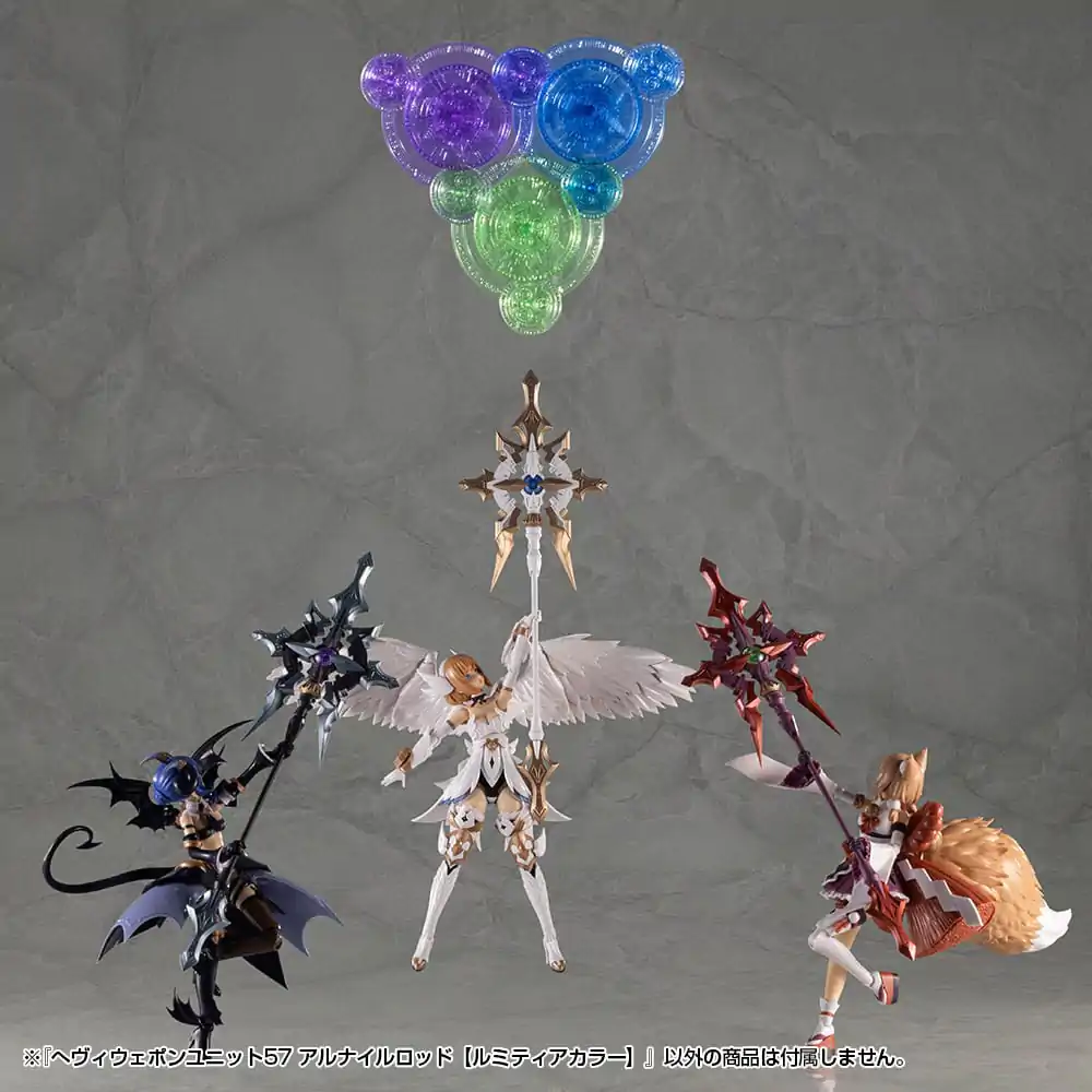 Kotobukiya M.S.G. Model Kit Set Accesorii Heavy Weapon Unit 57 Alnair Rod: Lumitea Color poza produsului