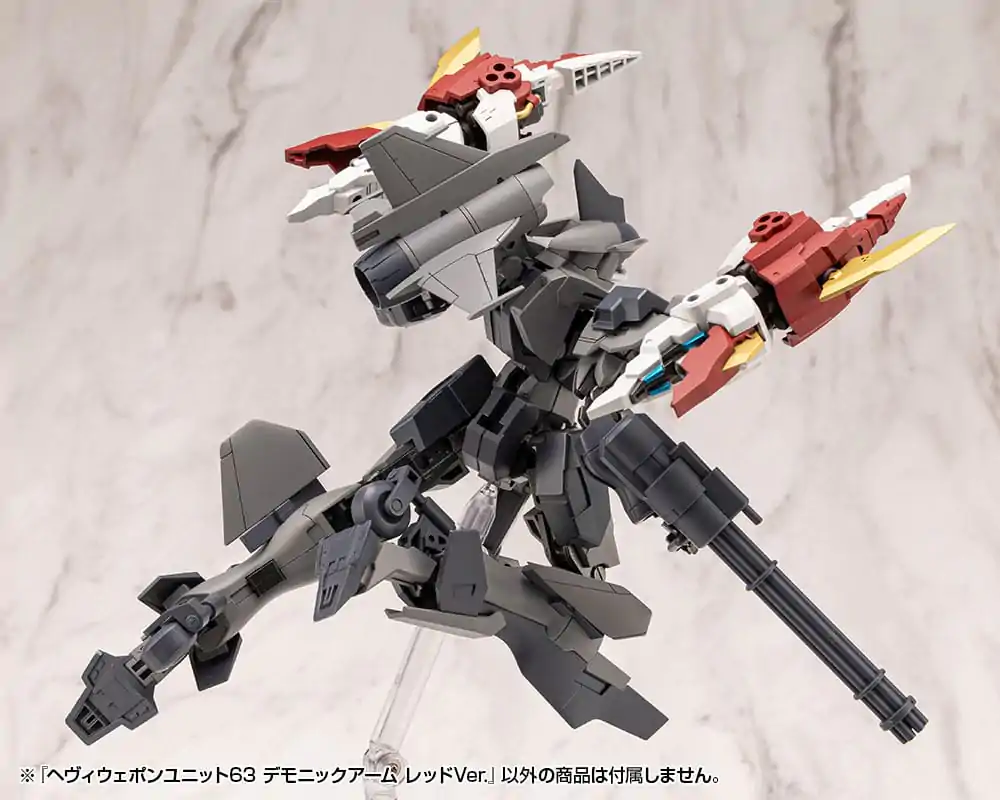 Kotobukiya M.S.G. Model Kit Set Accesorii Heavy Weapon Unit 63 Demonic Arm Red Ver. poza produsului