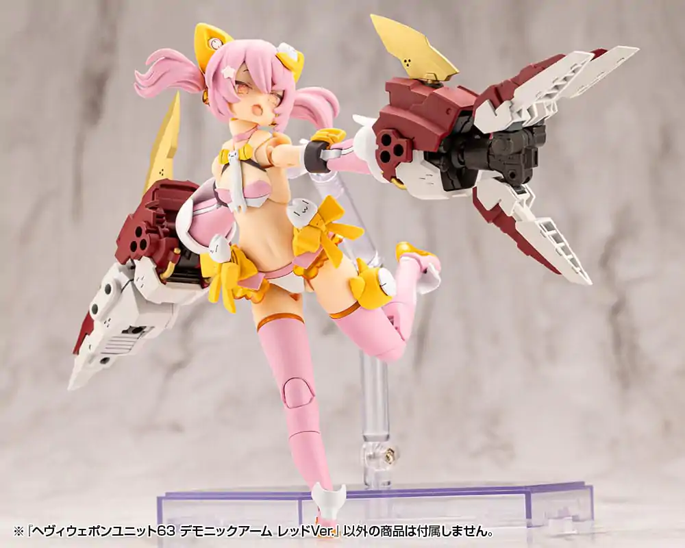 Kotobukiya M.S.G. Model Kit Set Accesorii Heavy Weapon Unit 63 Demonic Arm Red Ver. poza produsului