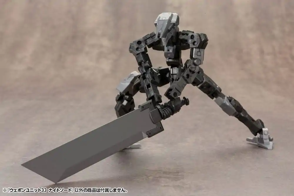 Kotobukiya M.S.G. Model Kit Set Accesorii Weapon Unit 33 Knight Sword poza produsului
