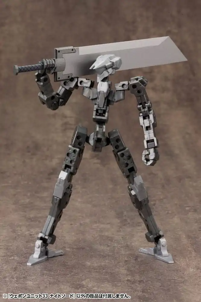 Kotobukiya M.S.G. Model Kit Set Accesorii Weapon Unit 33 Knight Sword poza produsului