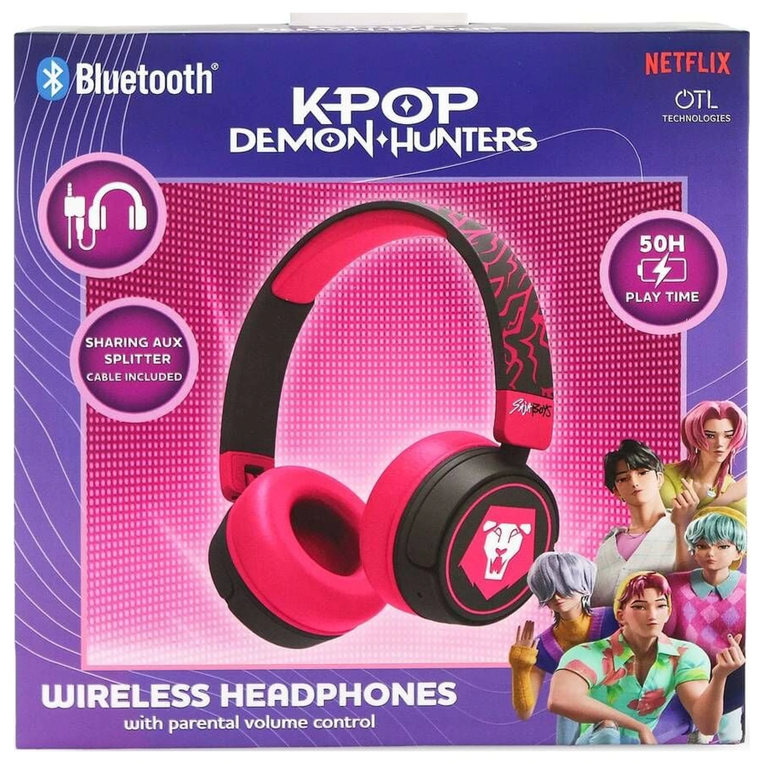 Căști pentru băieți Kpop Demon Hunter Saja Core poza produsului