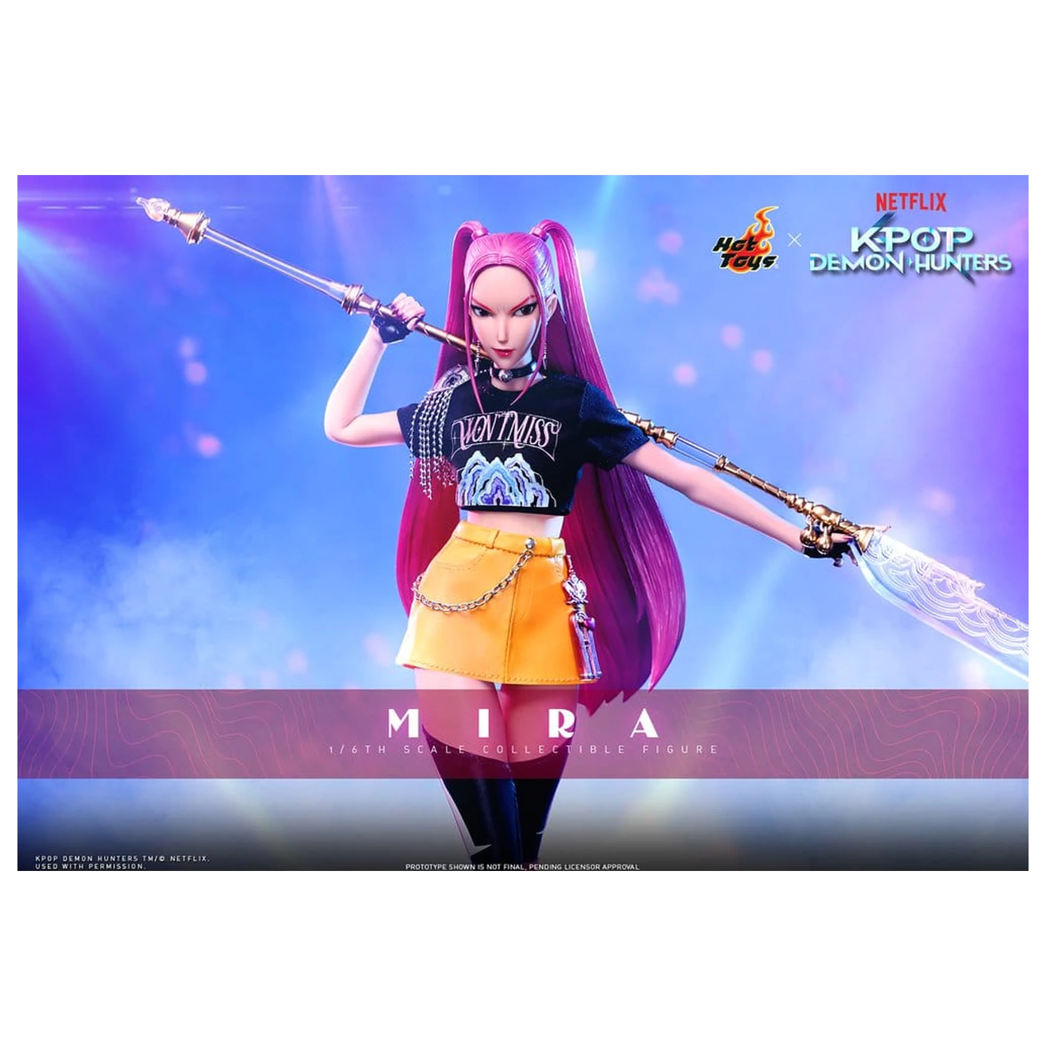 KPop Demon Hunters Figura de acțiune 1/6 Mira 28 cm poza produsului