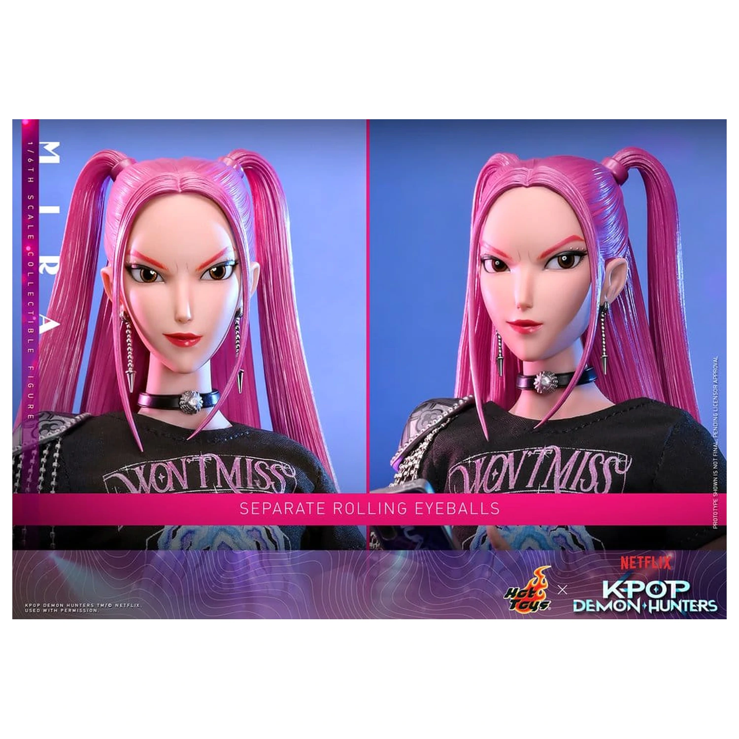 KPop Demon Hunters Figura de acțiune 1/6 Mira 28 cm poza produsului
