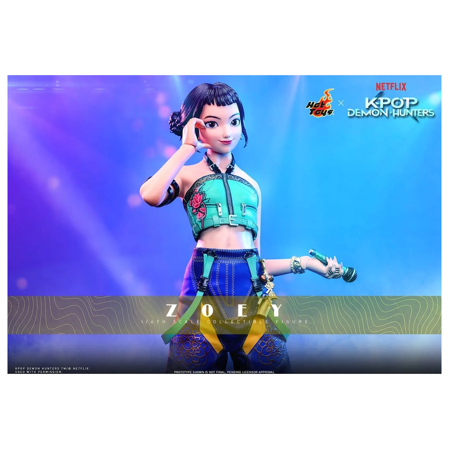 KPop Demon Hunters Figura de actiune 1/6 Zoey 27 cm poza produsului