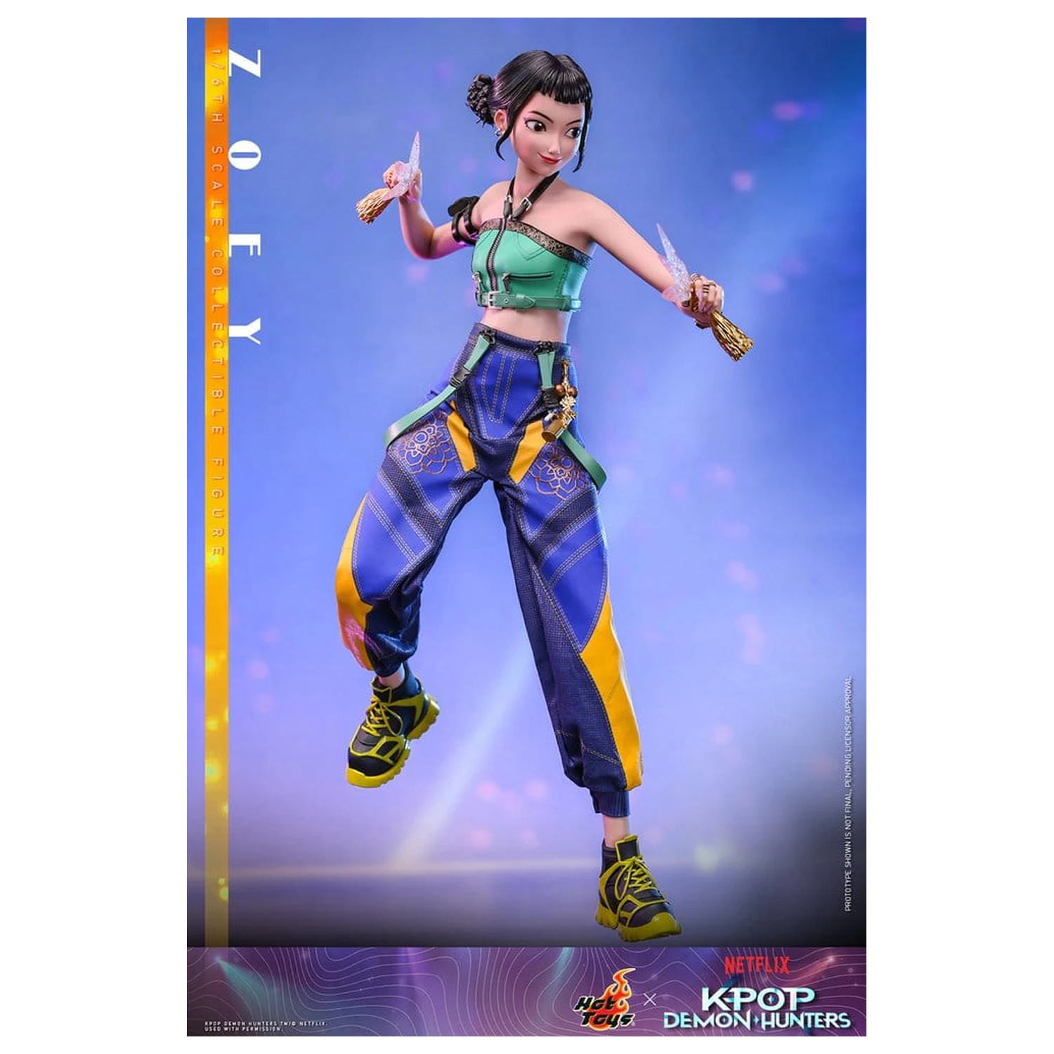 KPop Demon Hunters Figura de actiune 1/6 Zoey 27 cm poza produsului