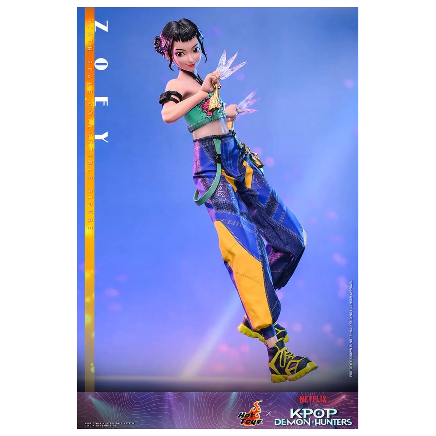 KPop Demon Hunters Figura de actiune 1/6 Zoey 27 cm poza produsului