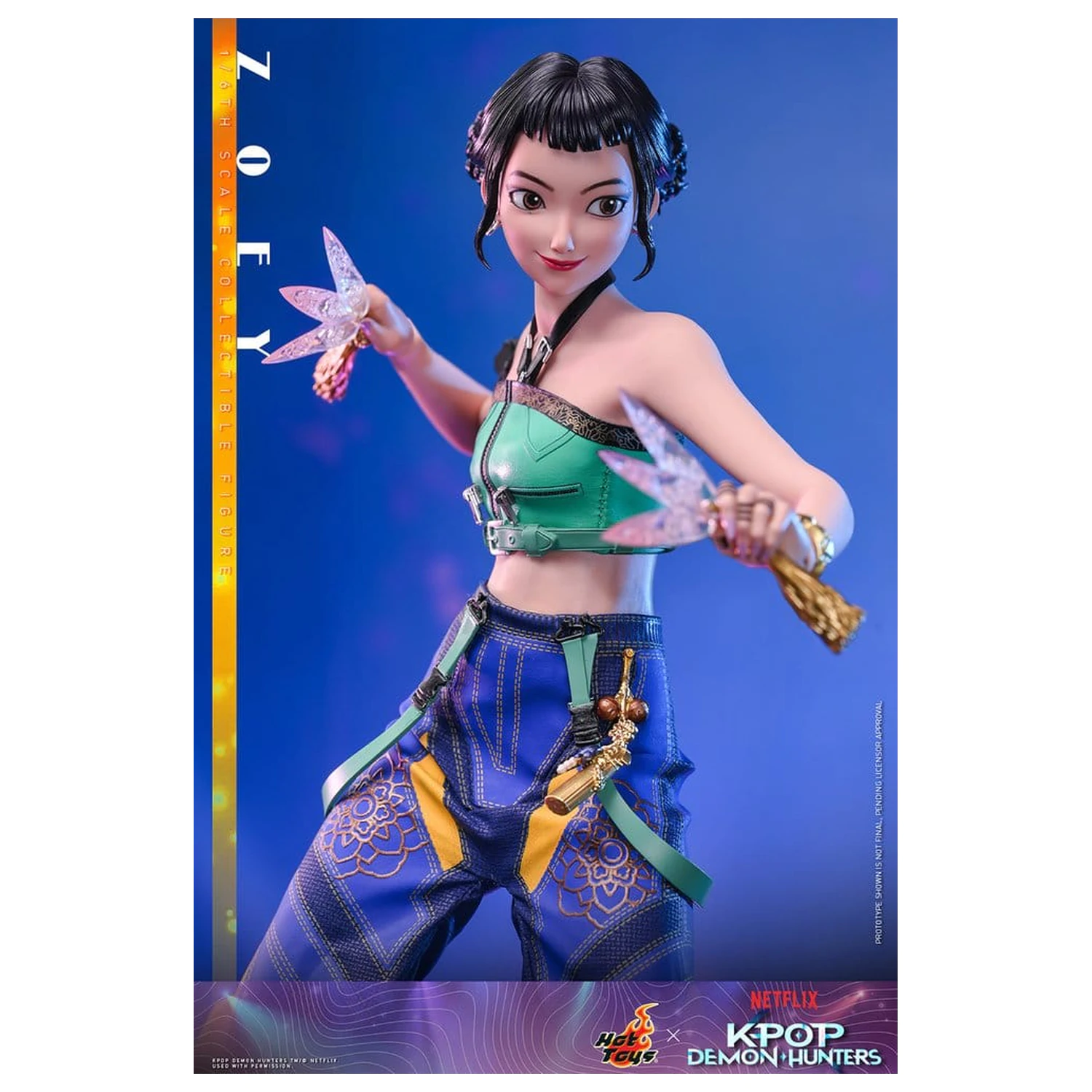 KPop Demon Hunters Figura de actiune 1/6 Zoey 27 cm poza produsului