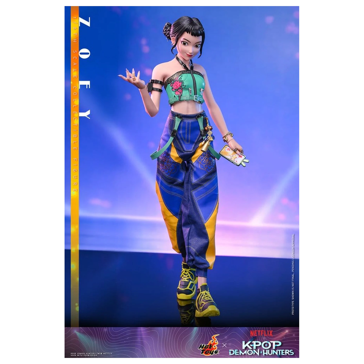 KPop Demon Hunters Figura de actiune 1/6 Zoey 27 cm poza produsului
