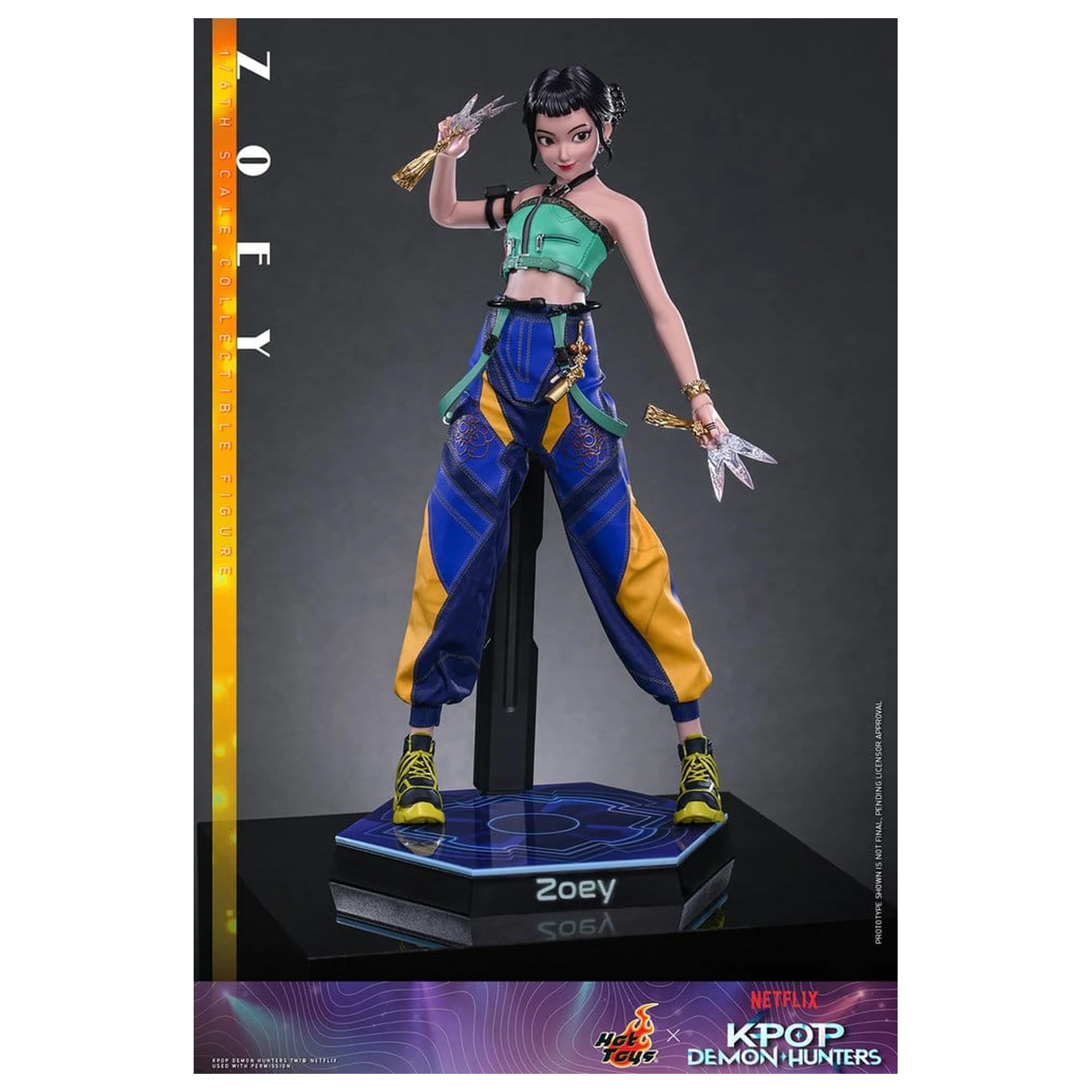 KPop Demon Hunters Figura de actiune 1/6 Zoey 27 cm poza produsului