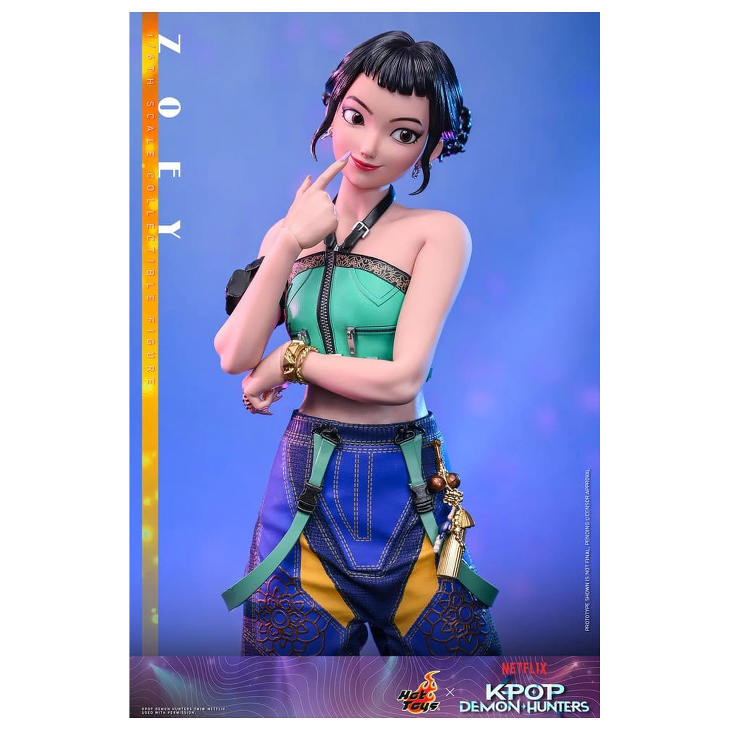 KPop Demon Hunters Figura de actiune 1/6 Zoey 27 cm poza produsului