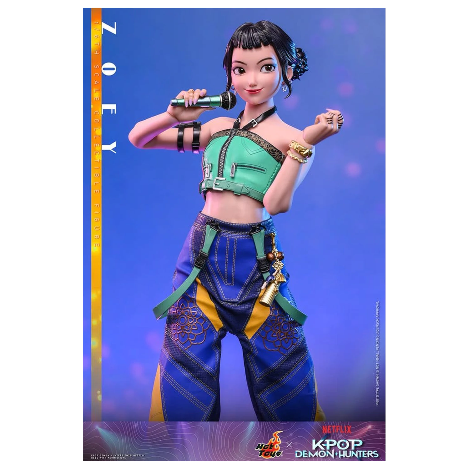 KPop Demon Hunters Figura de actiune 1/6 Zoey 27 cm poza produsului