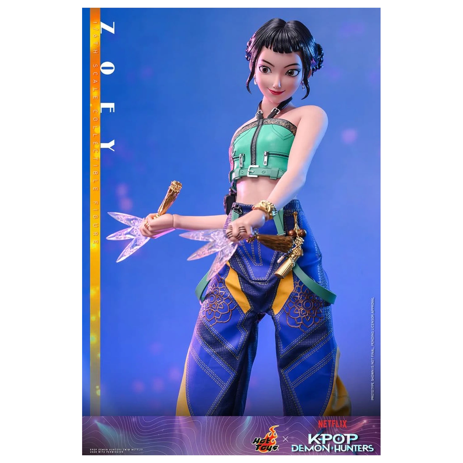 KPop Demon Hunters Figura de actiune 1/6 Zoey 27 cm poza produsului