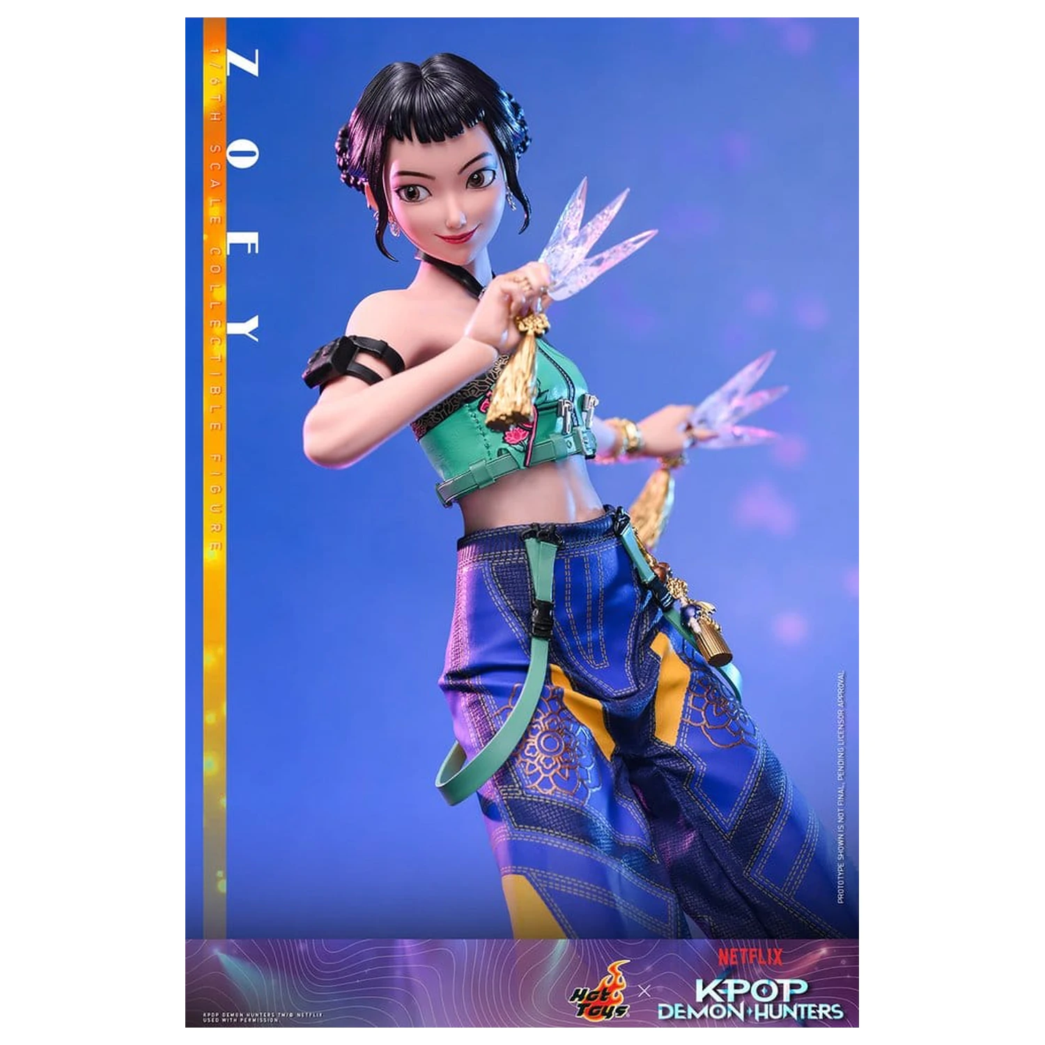 KPop Demon Hunters Figura de actiune 1/6 Zoey 27 cm poza produsului