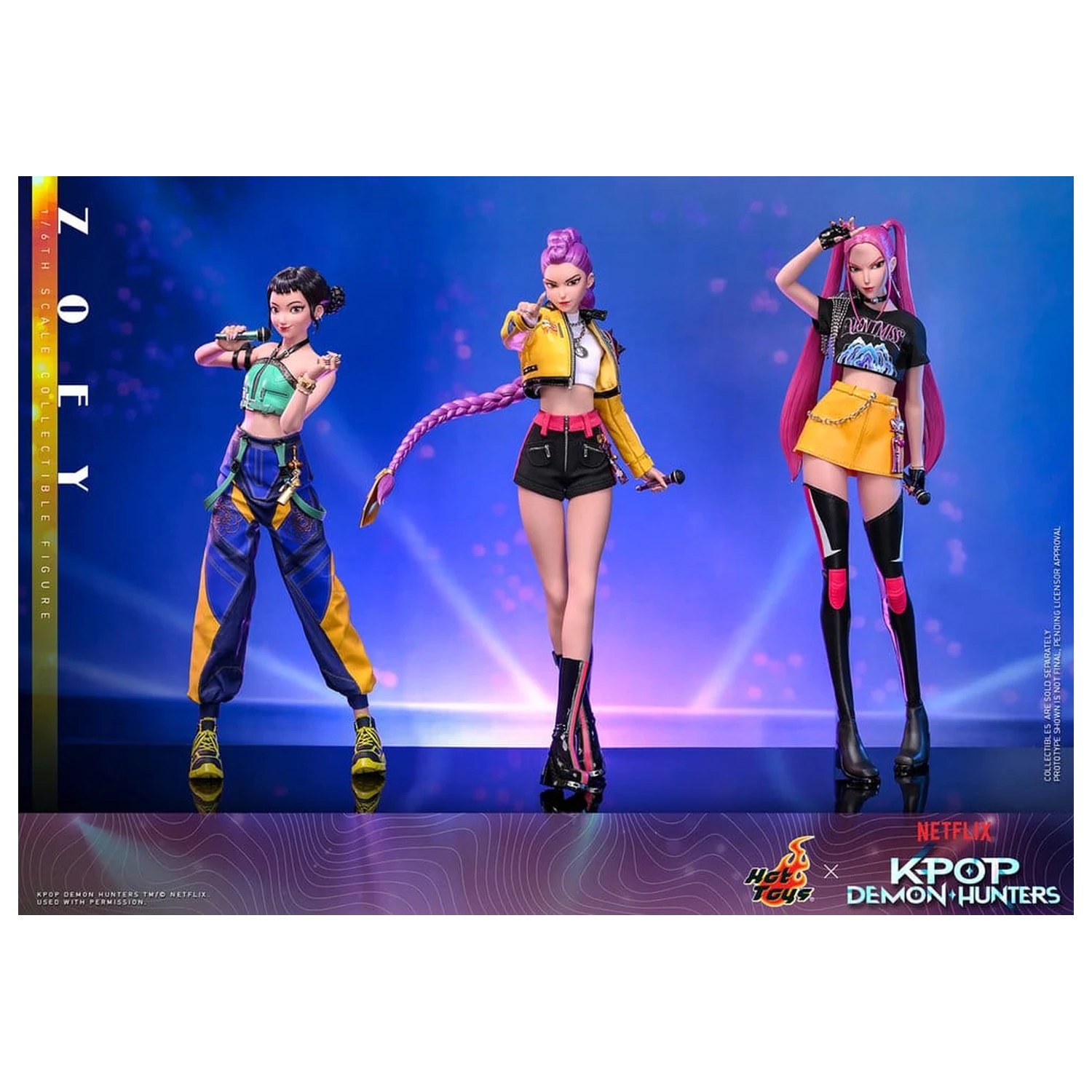 KPop Demon Hunters Figura de actiune 1/6 Zoey 27 cm poza produsului