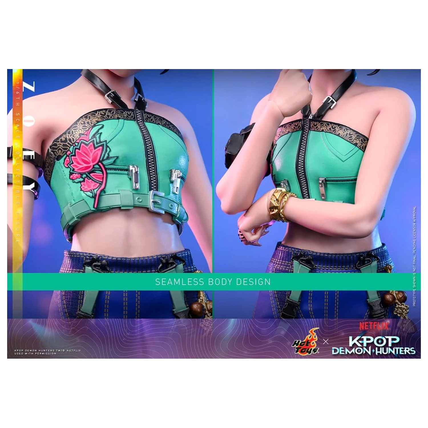 KPop Demon Hunters Figura de actiune 1/6 Zoey 27 cm poza produsului