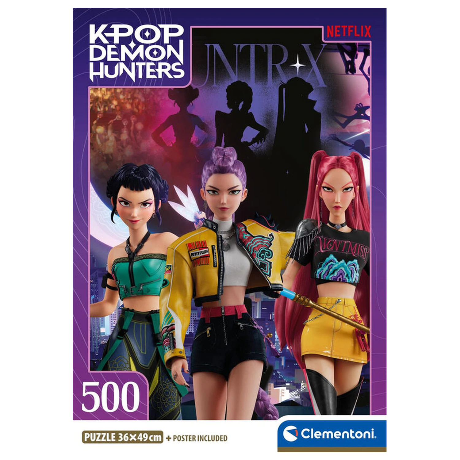 Kpop Demon Hunters 2 puzzle de 104 piese poza produsului