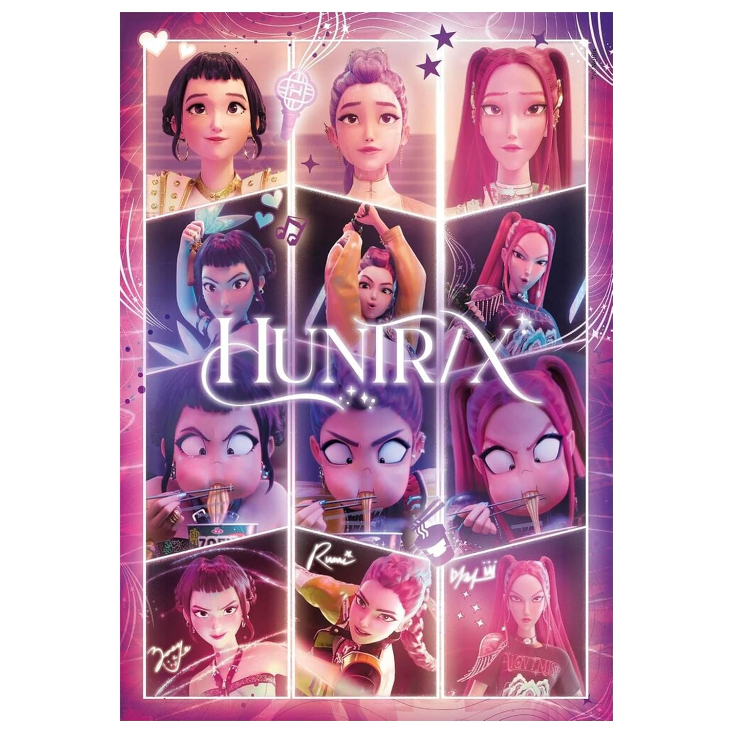 Kpop Demon Hunters 2 puzzle de 104 piese poza produsului