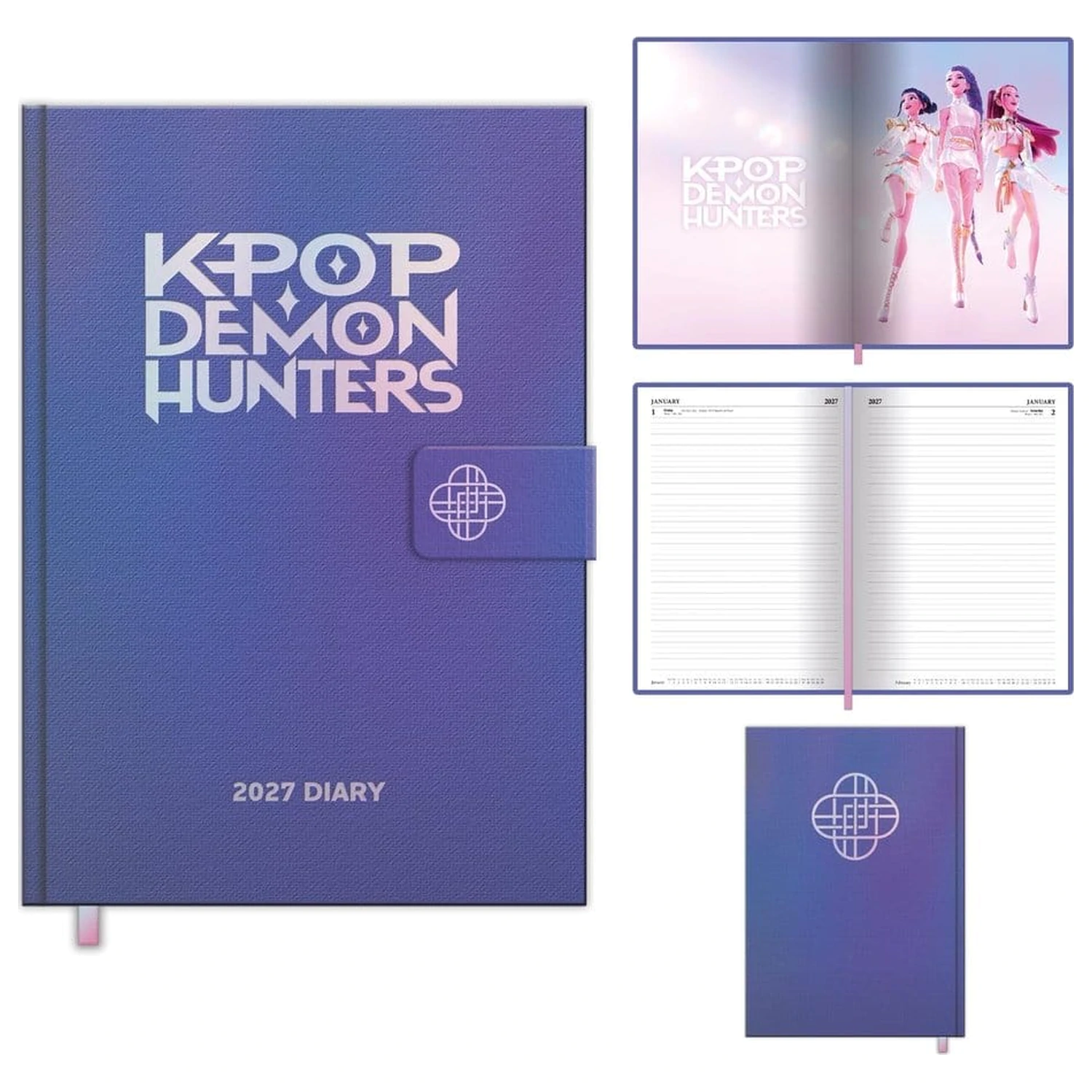 KPop Demon Hunters Jurnal A5 2027 poza produsului