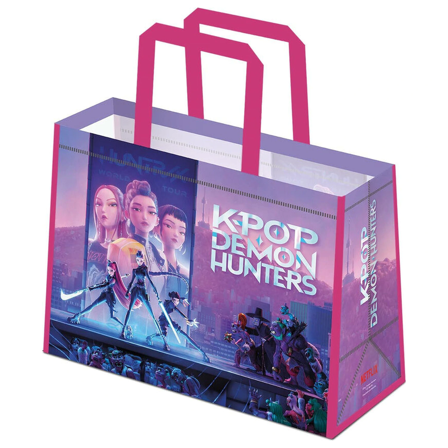 Geantă de cumpărături KPop Demon Hunters poza produsului