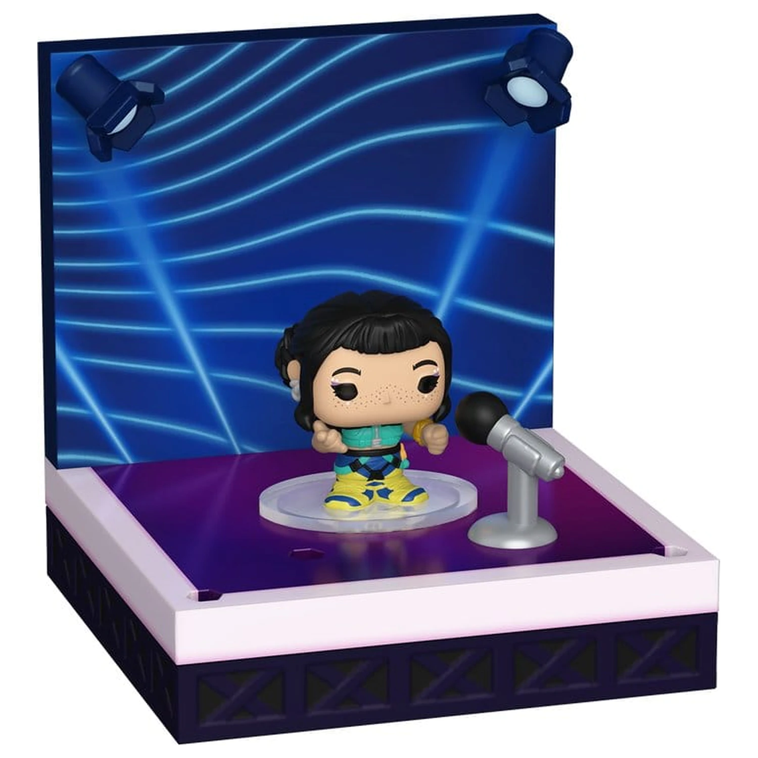 KPop Demon Hunters Figurina de vinil Bitty Funko POP! Stages Zoey 2,5 cm poza produsului